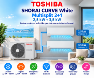 Toshiba SHORAI CURVE White 2+1