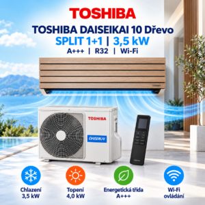 Toshiba Daiseikai 10 Dřevo 3,5 kW