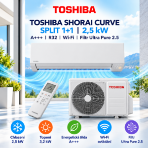 Toshiba Shorai Curve 3,5 kW